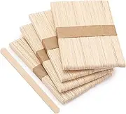200 Pcs Jumbo Wooden Craft Sticks Popsicle Stick, 150x10x2mm Treat Sticks Ice Pop Sticks Wax Sticks for Crafts，Resin ，Mixing Paint Projects