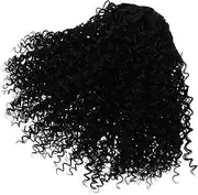 BESTYASH Long Wavy Curly Ponytail Extension Drawstring Hairpiece for Women Comfortable Durable High Temperature Synthetic Fibers Quick Easy Application