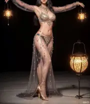 Professional Belly Dance Costume From Egypt Custom-Made bellydance Dress New