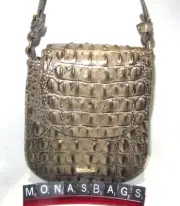 Brahmin Melbourne Collection Everlee Brindle Leather Crossbody Bag NWT $245