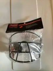 RAWLINGS BATTER’S HELMET FACE GUARD BASEBALL/SOFTBALL BLACK (2-BLK2-1)