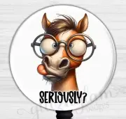 Funny Retractable Badge Holder Reel, Sarcastic Saying Badge Holder GG6608F