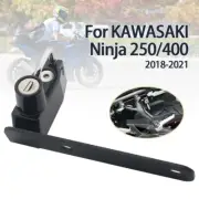 Motorcycle Helmet Lock + 2 Keys Anti-Theft For KAWASAKI NINJA 250 400 2018-2021