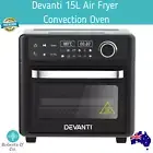 Devanti 15L Air Fryer Convection Oven Benchtop Oven Large Air Fryer