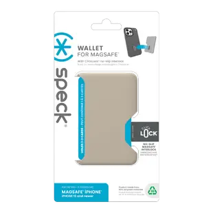 Speck Wallet For Magsafe With ClickLock | Pale Oak / Dark Umber