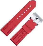 [VEVEL] Fluorine Rubber 22mm 24mm Watch Band Silicone Watchband For Panerai Watch Strap