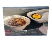 Corningware Corning Casual Elegance White 5-Piece Set #6020451 VTG 1995 **NEW**