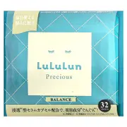 Lululun, Precious, Beauty Face Masks, Balance Green 4FB, 32 Sheets, 17.58 fl oz (520 ml)