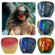Oversized Huge Big Full Face Mask Shield Polarized Large Mirror Sunglasses AU