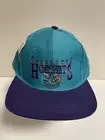 Charlotte Hornets Cap Hat Teal Purple Vintage AJD SnapBack With Tag Dead Stock