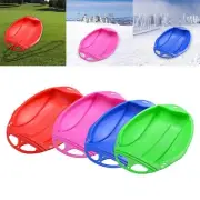 Durable Kids Snow Sled Sledge Downhill Sled Ski Board Heavy Duty Outdoor