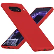 MCC Google Pixel 9 5G Soft Liquid Silicone Shockproof Case Cover [Red]