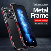 Aluminium Alloy Metal Case Armor Cover Shockproof For iPhone 15 Pro Max 14 13 12
