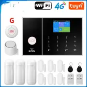 3G 4G GSM WIFI Security Alarm System for Home and Business Multi-language Tuya