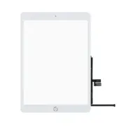 Premium Digitizer Touch Screen Glass Part w/Home Button WHITE for iPad 7/iPad 8