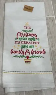 Park Designs The Magic Of Christmas Dish Towel New With Tags