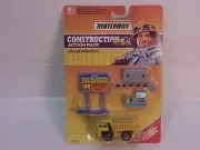 MATCHBOX SUPERFAST CONSTRUCTION ACTION PACK WITH DUMP TRUCK & ACCESSORIES NEW