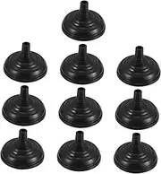 Happyyami 10pcs Plastic Table Flag Holder Stable Round Base Design for Classroom Office Use Sleek Modern Tabletop Flagpole Stand for Reception Desks and Events
