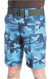 Tactical Army Cargo Pants Shorts Adults Kids Green Black Camouflage Blue Urban