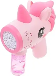HAWILLOSCH Bubble Maker Girl Electric Bubble Maker Unicorn Fun and Interactive for Outdoor Play