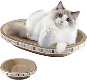 Cat Scratching Board, 2 in 1cardboard Cat Scratchers, Cat Scratcher Cardboard Bowl Nest, Cat Scratch Pad Cat Bed for Indoor Cats Grinding Claw, for Cats Lover