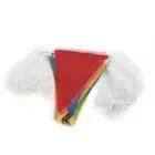 Multi Coloured Triangle 50m Flag Bunting Party Garland Decoration Festival