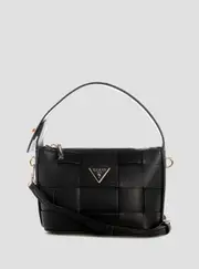 GUESS Black Maylee Mini Hobo Crossbody Bag