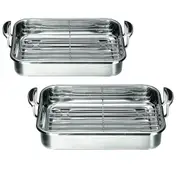 Scanpan Coppernox Roaster with Rack - 48x31x14.5cm
