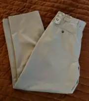Gander Mountain Performance Mens Pants 36x32 Flat Front Chino Stone NWT