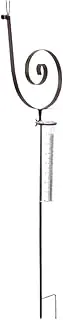 Rain Gauge with Stake – Heavy Duty Rain Collector with Ground Spike, Durable Acrylic Tube | Rustic Garden Weather Gauge, Metal Stake Rains Meter, Outdoor Water Measurement Tool, Backyard Rains Catcher