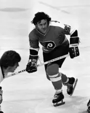 Reggie Leach Of The Philadelphia Flyers 1970s Old Ice Hockey PHOTO 1