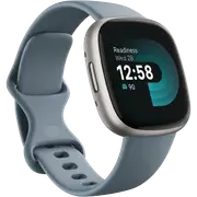 Fitbit Versa 4 (Waterfall Blue/Platinum Aluminium)