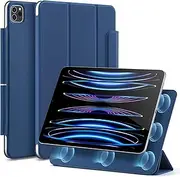 ESR for iPad Pro 11 Case, Rebound Magnetic iPad Pro 11 Inch Cover (2022/2021/2020, 4th/3rd/2nd Gen), Convenient Magnetic Attachment, Two-Way Stand, Full Pencil 2 Support, Auto Sleep/Wake, Blue