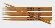 Vic Firth Terra Drumsticks, Oval Nylon Tip, 4 Pair Value Pack / 7ATN