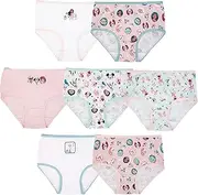 [Disney] Girls' Anniversary 100% Cotton 7pk Panties with Bambi, Pocahontas, Chipmunks