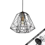 Snap Lighting Marte Metal Cage Downlight to Pendant Light Conversion Kit