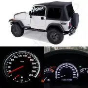 White LED Kit Instrument Gauge Cluster Lights Bulbs Fits 1987-1995 Jeep Wrangler (for: Jeep)
