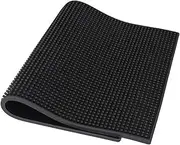 LOLIPPYY 1Pc Hairdressing Tool Storage Pad Non Skid Mat for Scissors Hair Trimmers Lightweight Durable PU Material for Salon Travel Use Organize Your Hair Cutting Tools