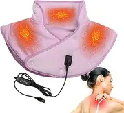 Shoulder Heating Pad, Neck Shoulder Wrap Electric Shoulder Warmer, Fast-Heating Heating Pad with 3 Heat Settings, Safe Shoulder Warmer Heated Shawl for Women Men Shoulder Neck Cramps Puchen