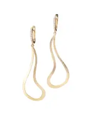 I. Reiss 14K 0.14 ct. tw. Diamond Drop Earrings