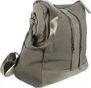 [ESOMAVRIX] Women Nylon Anti Theft Backpack Casual Multi Function Lightweight Shoulder Bag with Headphone Jack for School and Travel Grey Mummy Style/2755