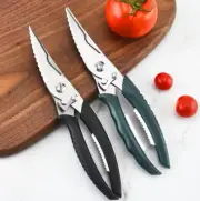 Stainless Steel Chicken Bone Chicken Goose Fish Food Scissors Plastic Handle
