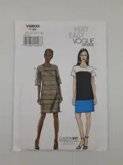 Vogue Sewing Pattern 8805 V8805 Misses Semi-fitted Dress Pattern Size 8-16 NEW