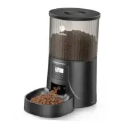 Automatic Cat Feeders, Timed Dog Feeder 4L Programmable Control 1 Regular Black