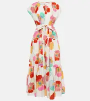 [Velvet] Velvet Savannah cotton and silk maxi dress AU 16 multicoloured