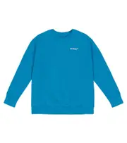 [Off-White Kids] Off-White Kids Arrows cotton jersey sweatshirt Y 8 blue