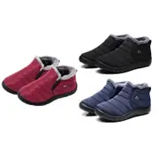 Women Waterproof Warm Slip-Ons Non-slip Warm Shoes
