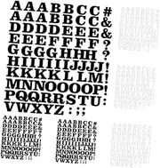 TOKIDNY 6 Sheets Alphabet Thermal Transfer Decoration Heat Transfer Stickers Ironing Appliques Patches Ornaments Clothes Repair Patches Sewing Patches Iron on Sticker for Cloth DIY Patches