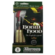 Harrows Robin Hood Nylon Shafts/Marathon Flights 21g Brass Darts w/ Carry Case