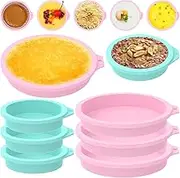 Fxvhojq 8Pcs Air Fryer Egg Mold Silicone Egg Boiler Mold Cup Nonstick Egg Poacher Cups Temperature Resistant Egg Poaching Cup Microwave Egg Cooker Dishwasher Safe Egg Bite Maker for Oven